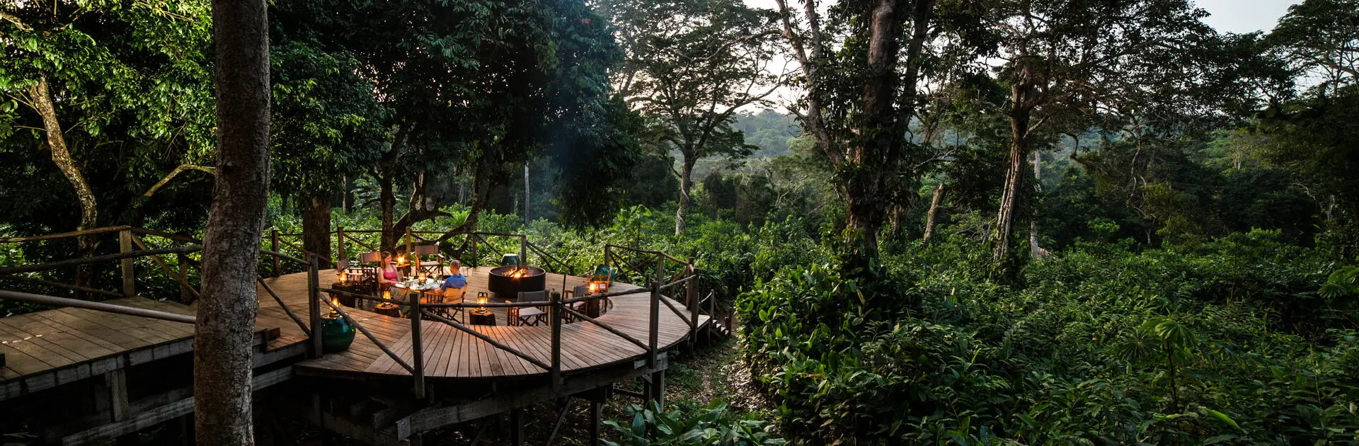 Rainforest camping near Bwindi and Nyungwe forests