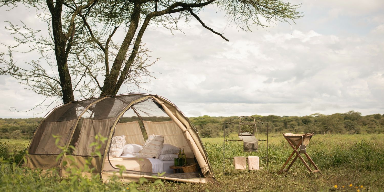 Savanna fly-camping safari in the Maasai Mara and Serengeti